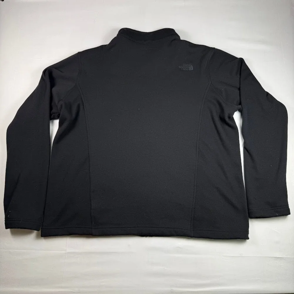 The North Face Mens Full Zip Lined Softshell Jacket Black XXL Performance